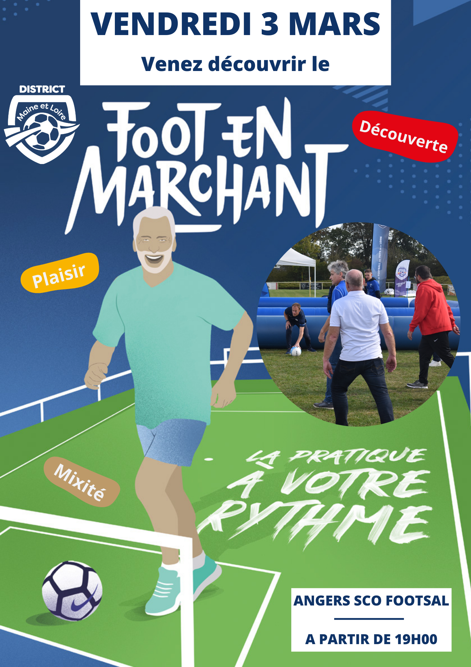 Venez découvrir le Foot en Marchant ! – DISTRICT DE LA LOIRE DE FOOTBALL