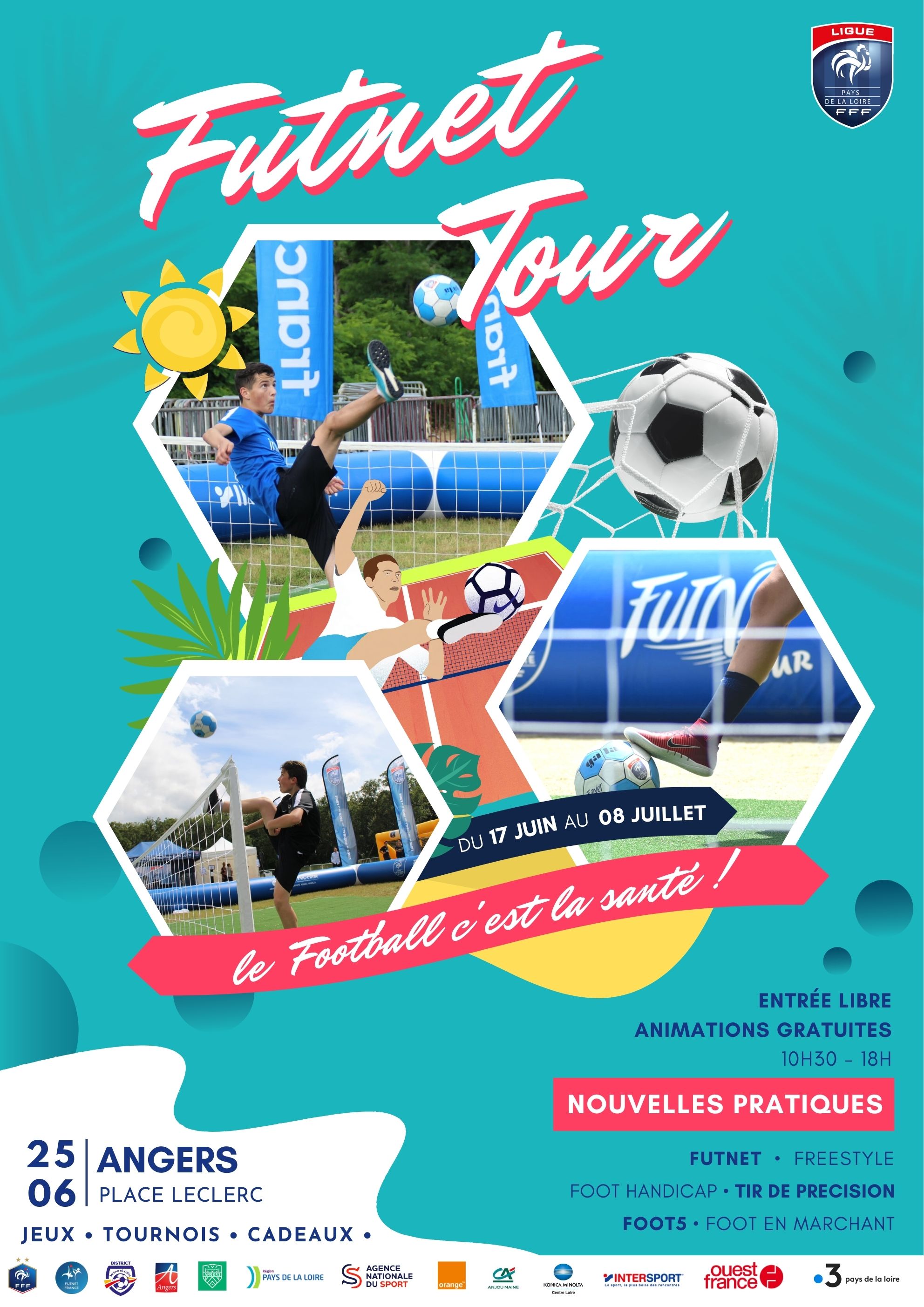 Futnet Tour » : Le Football en Marchant en pleine lumière ! – Ligue de  Football des Pays de la Loire